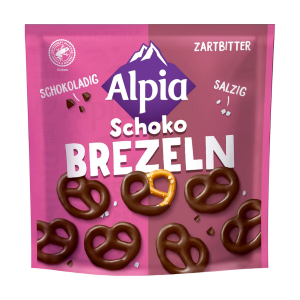 Alpia Schoko Brezeln Zartbitter 140g