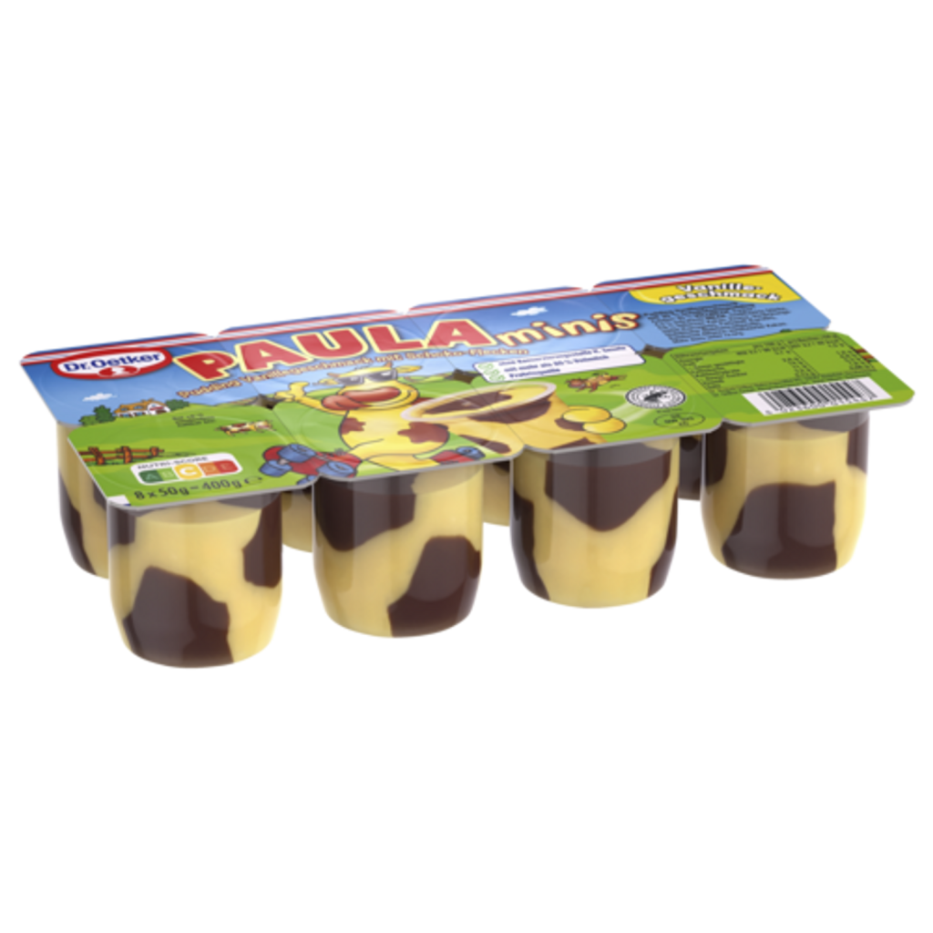 Dr.Oetker Paula Mini Vanille mit Schoko 8x50g