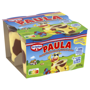 Dr.Oetker Paula Vanille mit Schoko 4x125g