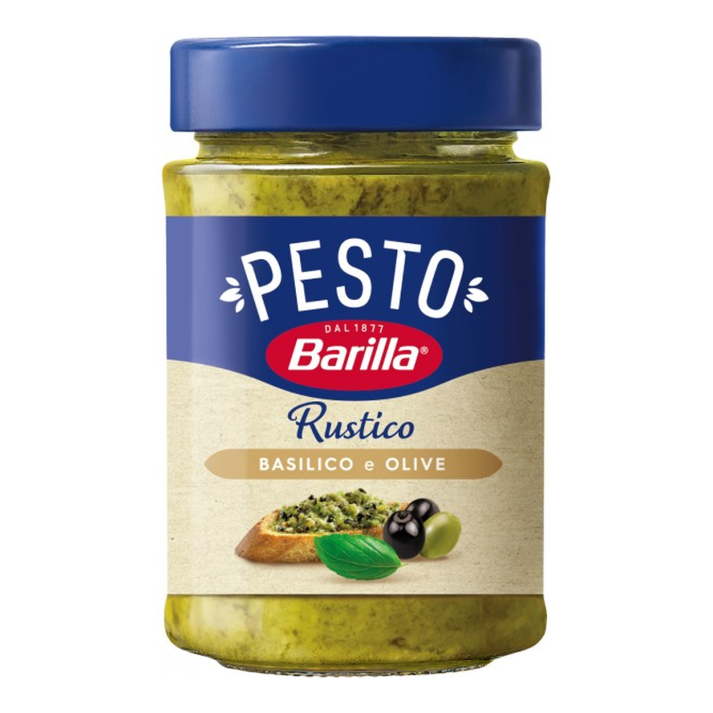 Barilla Pesto Rustico Basilico e Olive 200g