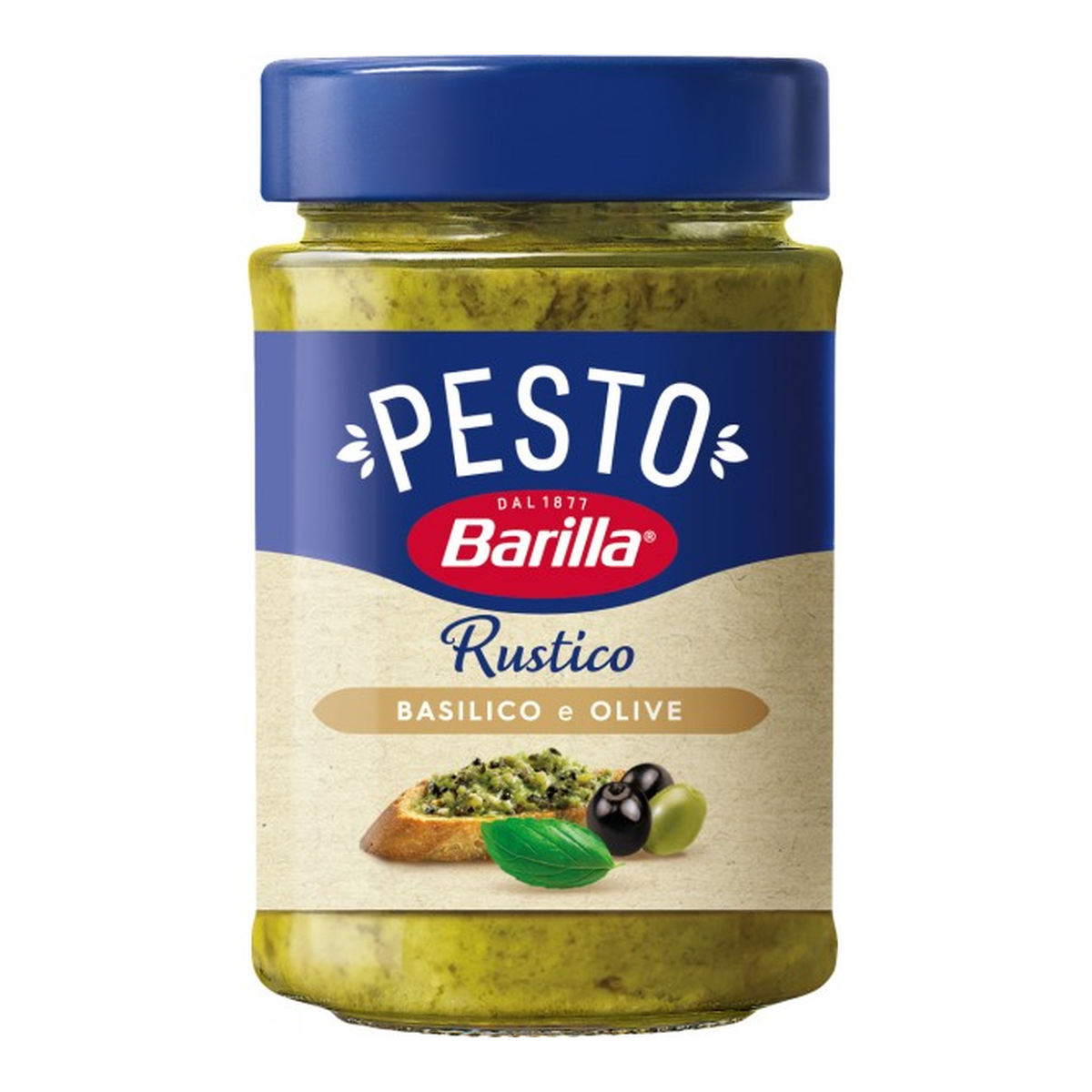 Barilla Pesto Rustico Basilico e Olive 200g