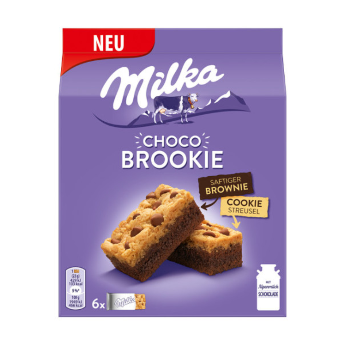 Milka Brownie Brookie 132g