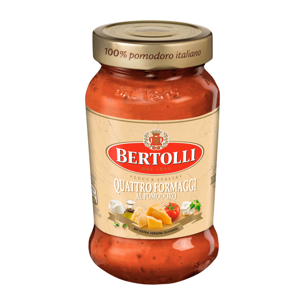 Bertolli Sauce Quattro Formaggi al Pomodoro 400g