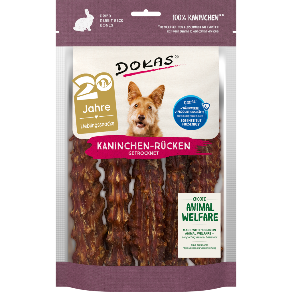 Dokas Kaninchen Rücken 120g