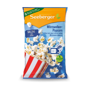 Seeberger Mikrowellen-Popcorn salzig 90g