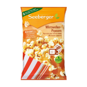 Seeberger Mikrowellen-Popcorn Karamell 90g