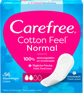 Carefree Cotton Feel Normal Frischeduft 56ST