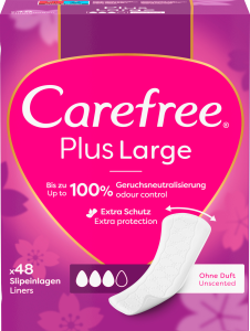 Carefree Slipeinlagen Plus Large ohne Duft 48ST