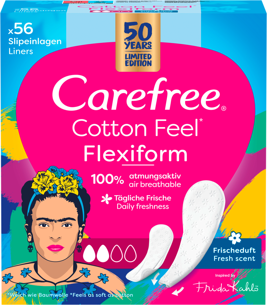 Carefree Cotton Feel Flexiform Frischeduft 56ST
