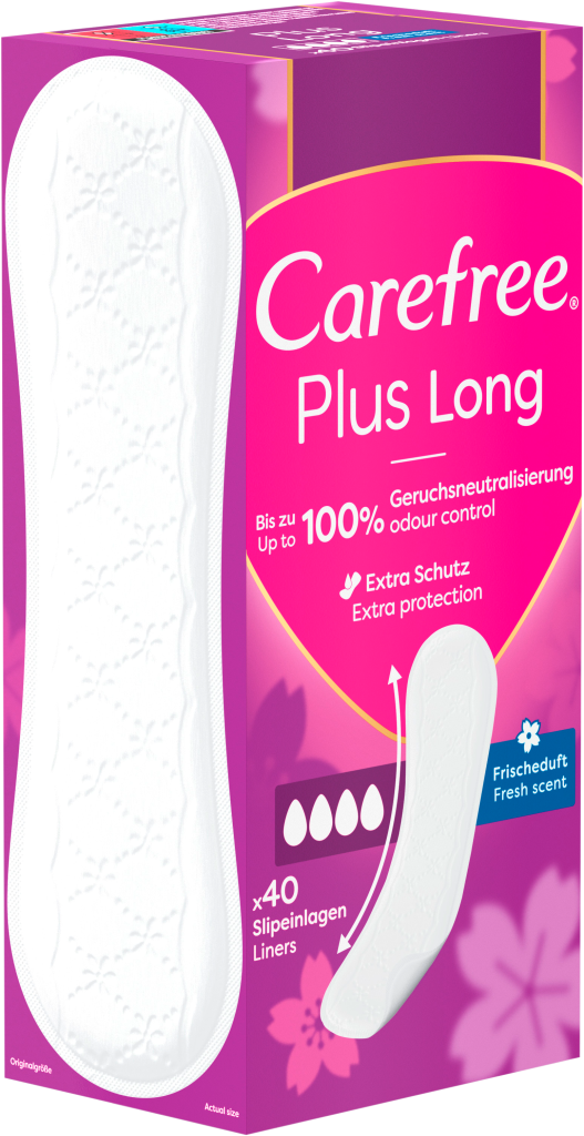Carefree Plus Long Fresh 40ST