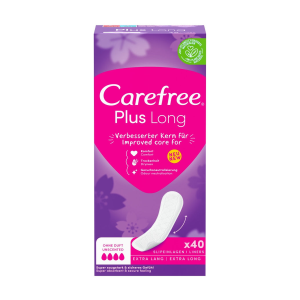 Carefree Slipeinlagen Plus Long ohne Duft 40ST