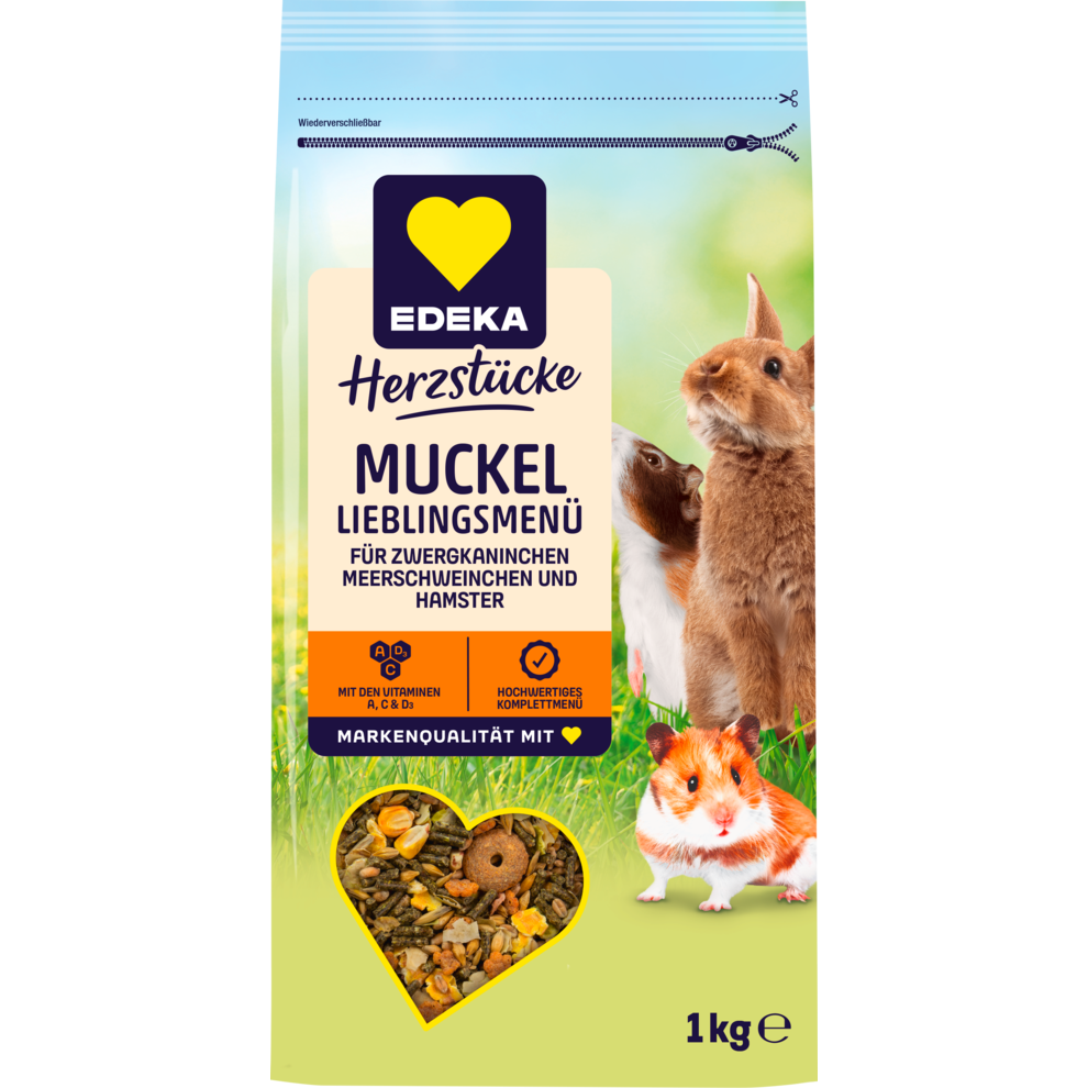 EDEKA Herzstücke Lieblingsmenü für alle Nager 1kg