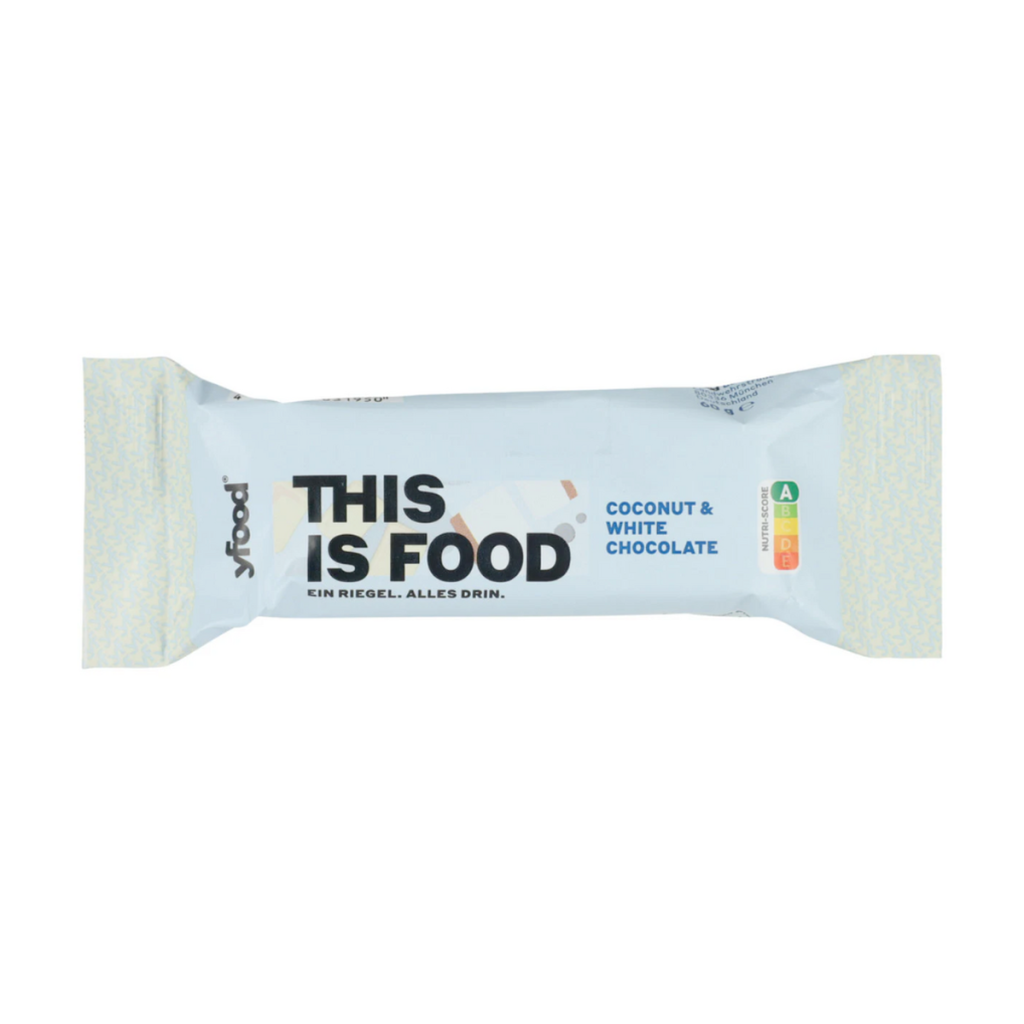 yfood Riegel White Coconut 60g