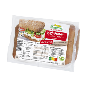 Mestemacher High Protein Toastbrötchen fein 260g