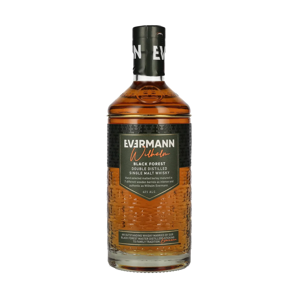 Evermann Wilhelm Black Forest Double Distilled Single Malt Whisky 42 % 0,7l