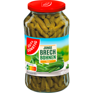 GUT&GÜNSTIG Brechbohnen 660g