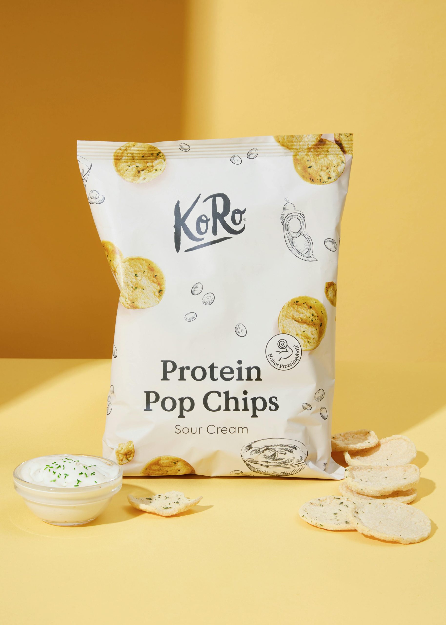 Koro Protein Pop Chips 50g
