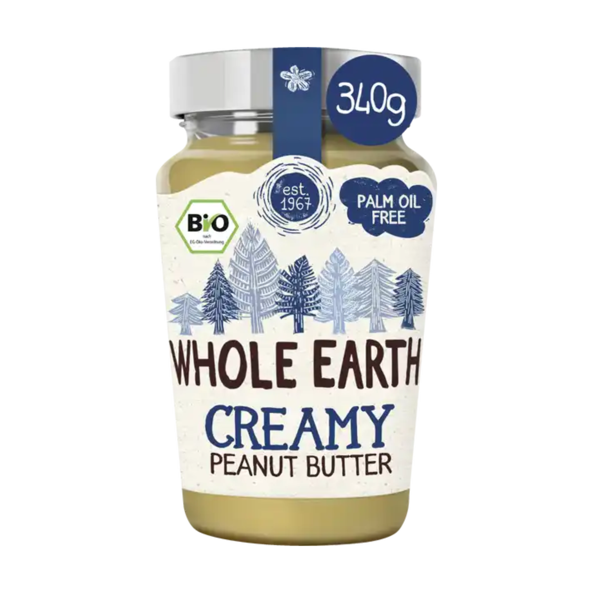 Bio Whole Earth Peanut Butter creamy 340g