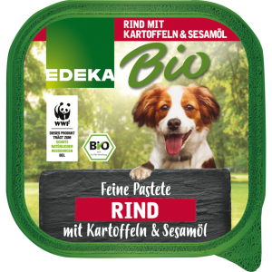 Bio EDEKA Hund Rind mit Kartoffeln&Sesamöl 150g