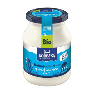 Bio Söbbeke Rahmjoghurt griechischer Art mild 10% 500g MW