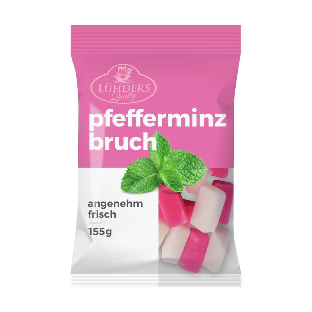 Lühders Pfefferminz-Bruch 155g