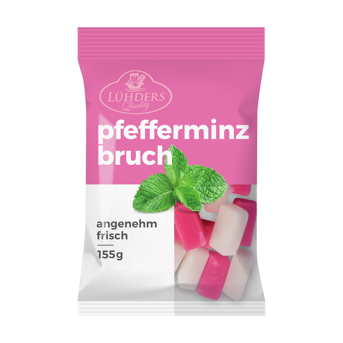Lühders Pfefferminz-Bruch 155g