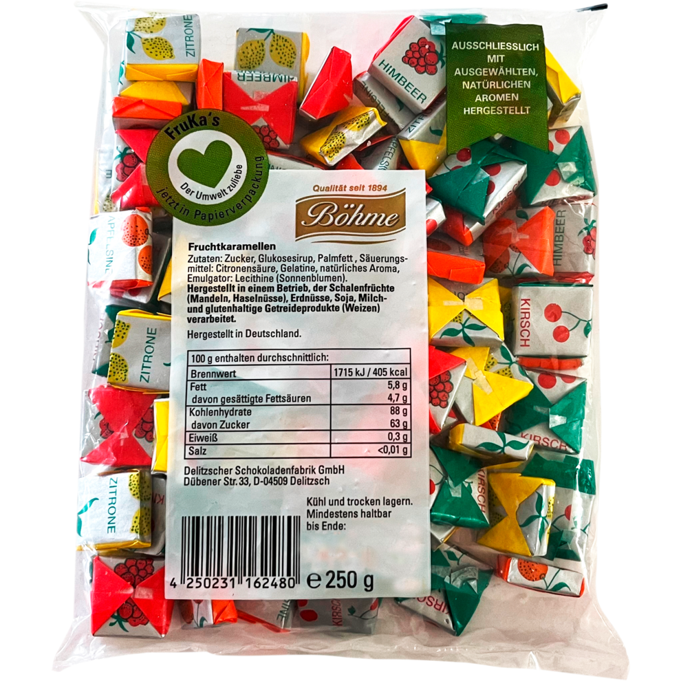 Böhme Fruchtkaramellen 250g