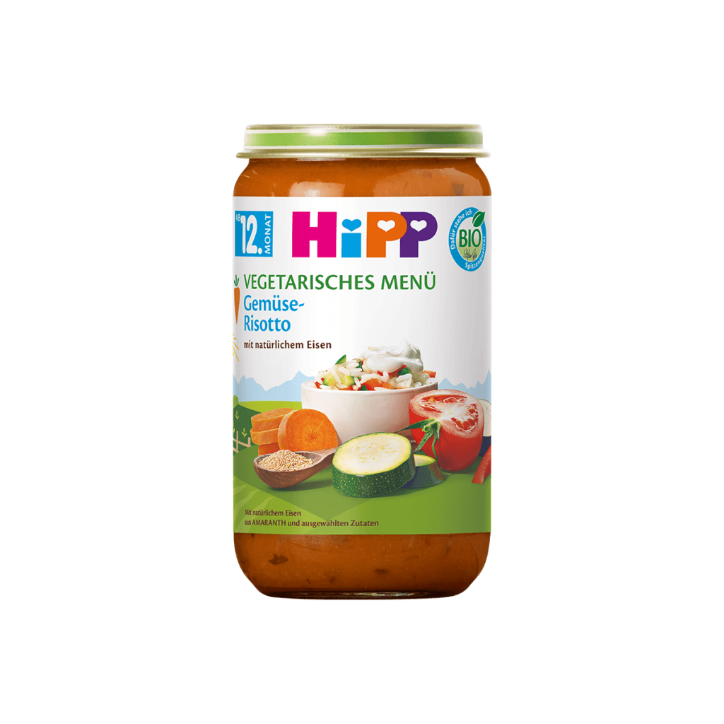 Bio Hipp Menü Gemüse-Risotto ab dem 12.Monat 250g