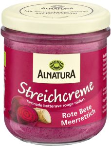 Bio Alnatura Streichcreme Rote Bete Meerrettich 180g