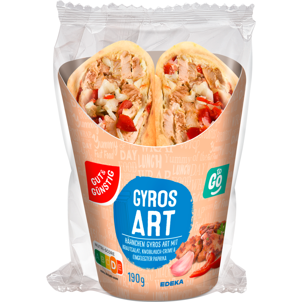 GUT&GÜNSTIG Wrap Huhn Gyros 190g