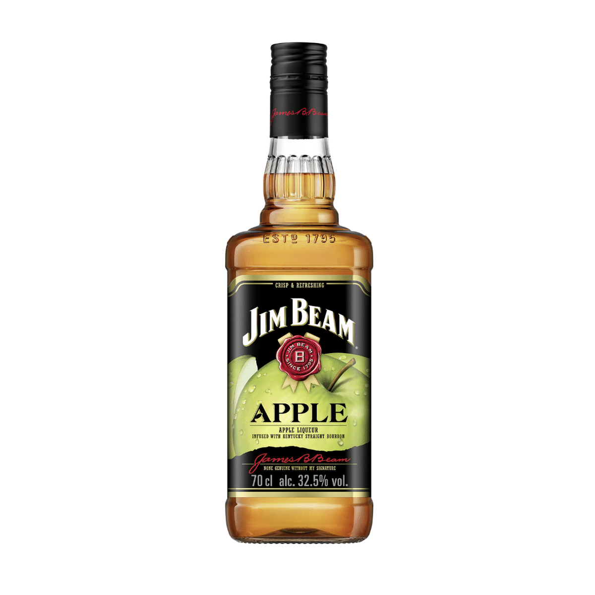 Jim Beam Apple Likör mit Kentucky Straight Bourbon Whiskey 32,5% 0,7l