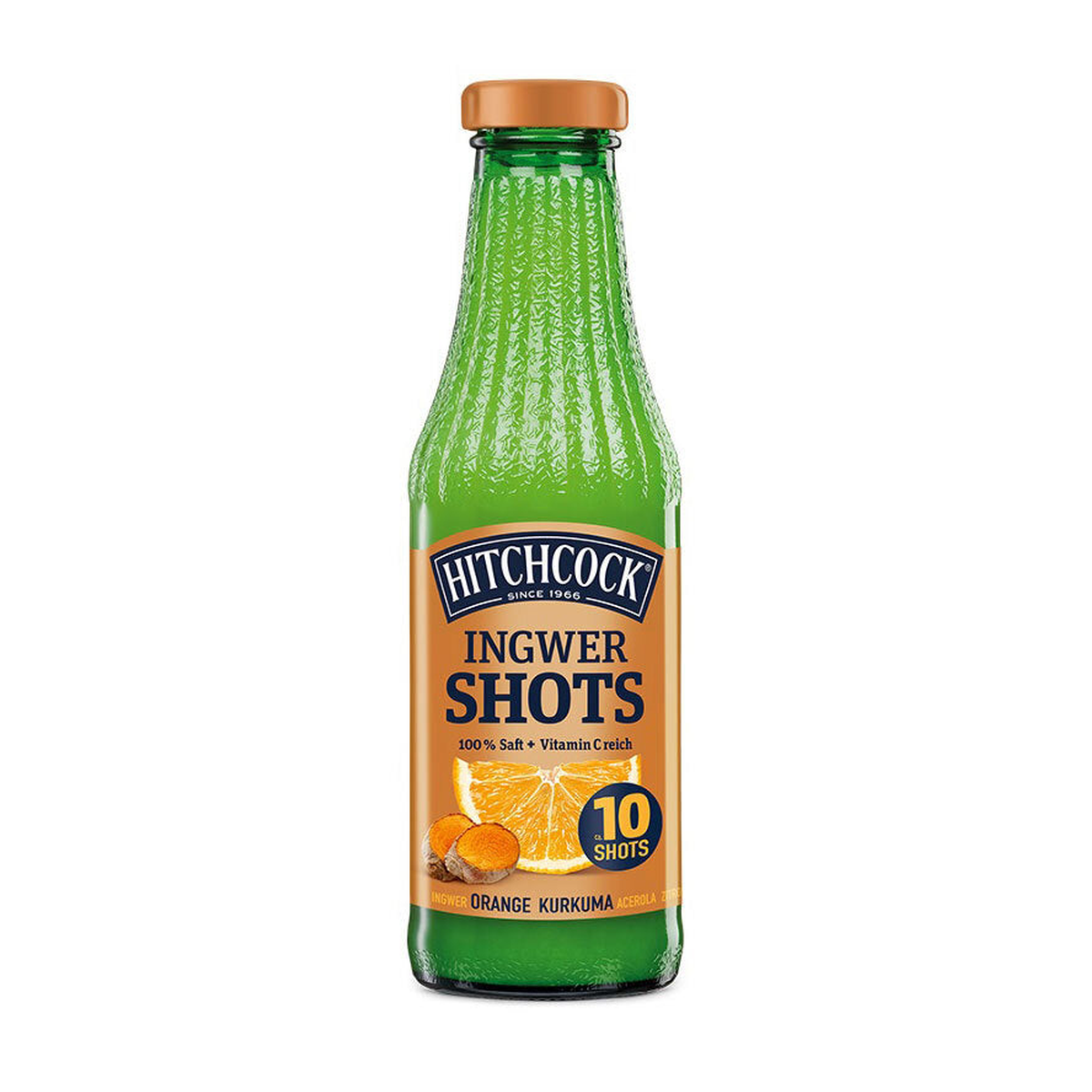 Hitchcock Ingwer Shots Orange 0,5l