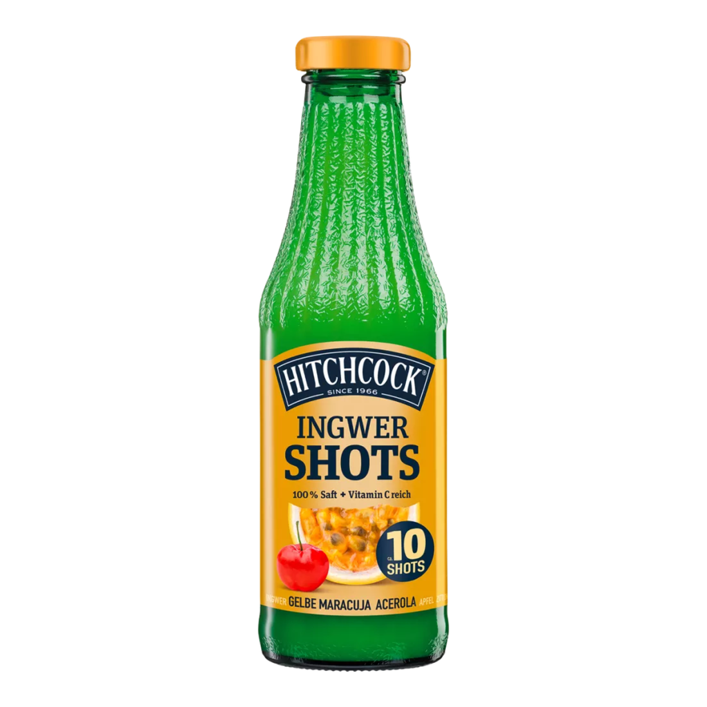 Hitchcock Ingwer Shots Maracuja 0,5l