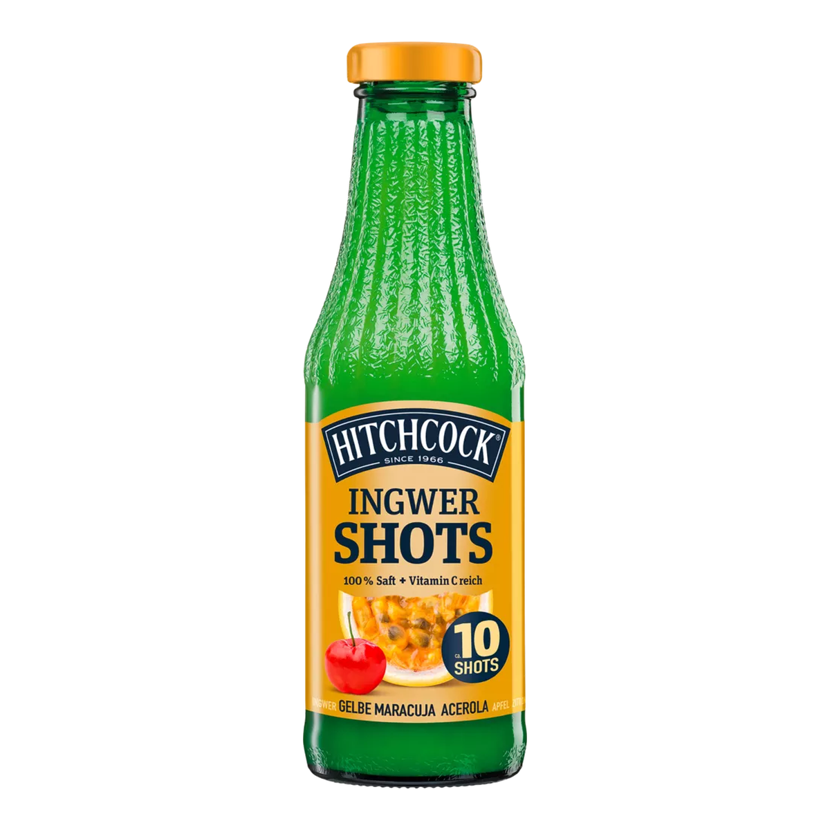 Hitchcock Ingwer Shots Maracuja 0,5l