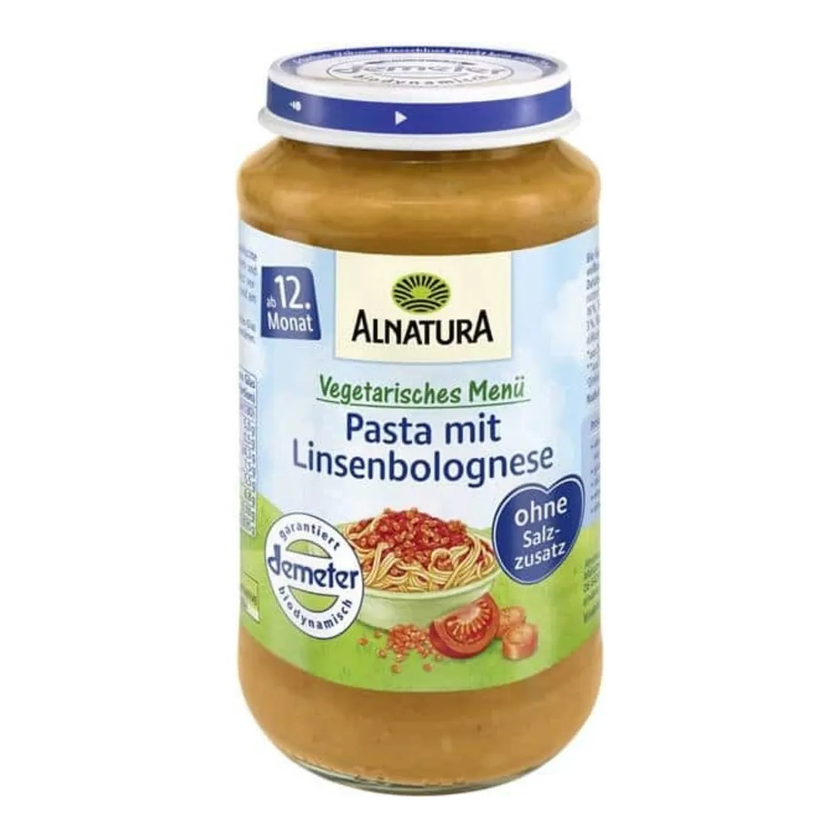 Demeter Alnatura Pasta mit Linsenbolognese ab 12 Monaten 250g