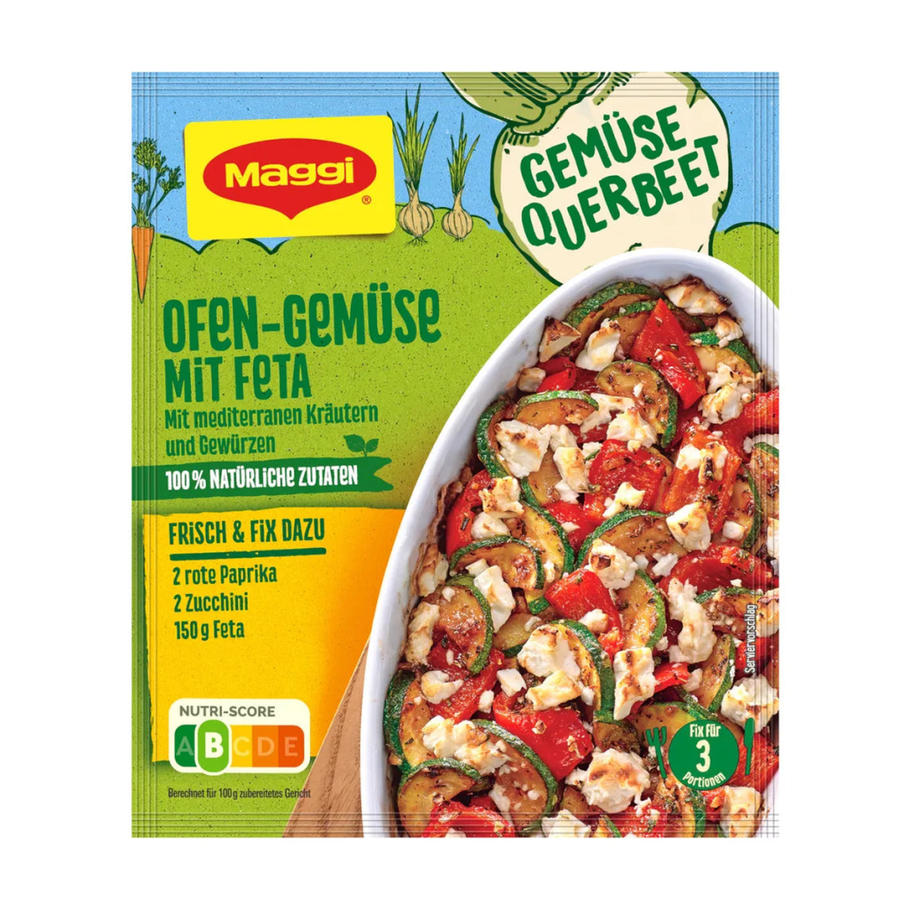 Maggi Fix Gemüse Querbeet Ofen-Gemüse mit Feta 27g