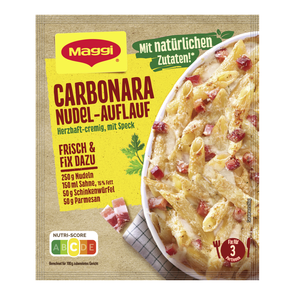 Maggi Fix Carbonara Nudel Auflauf 37g