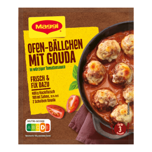 Maggi Fix Ofen Bällchen mit Gouda 43g