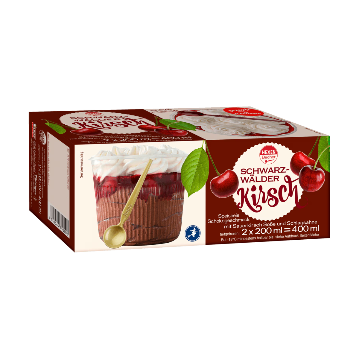 Hexen-Eis Schwarzwälder Kirsch 2x200ml