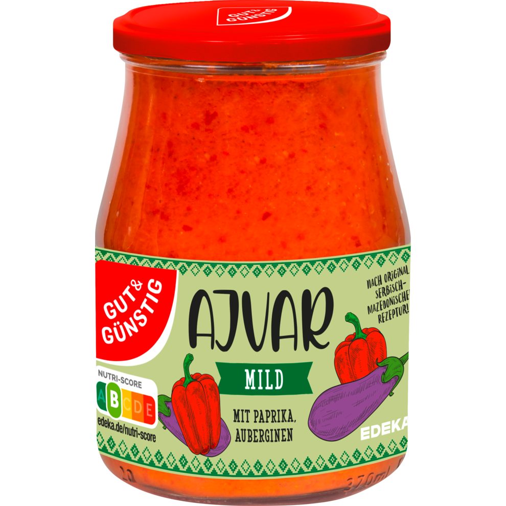GUT&GÜNSTIG Ajvar mild 340ml