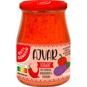 GUT&GÜNSTIG Ajvar scharf 340ml