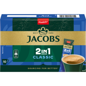 Jacobs Kaffee Instant 2in1 classic 10ST 124g