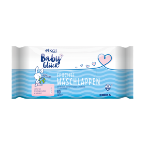 EDEKA elkos Baby Glück Waschlappen 80ST