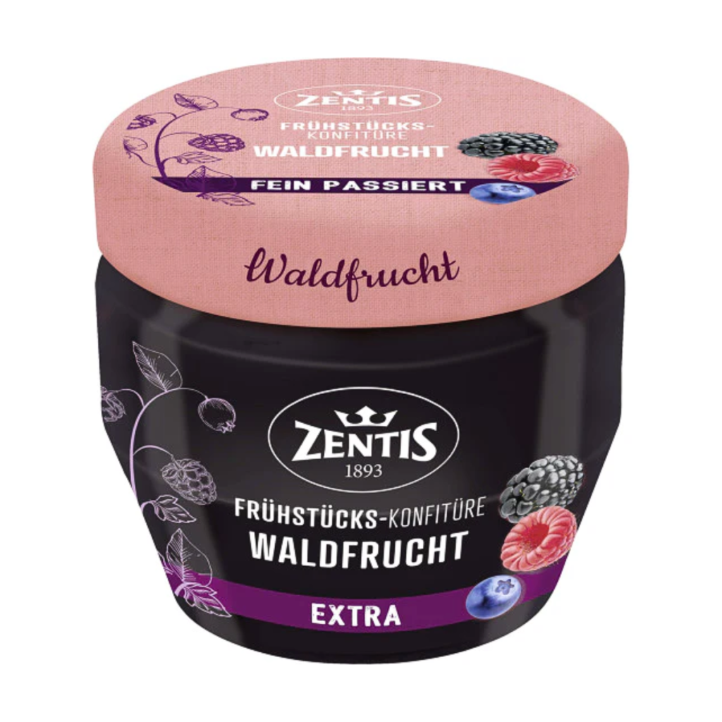 Zentis Frühstücks-Konfitüre fein passiert Waldfrucht 230g