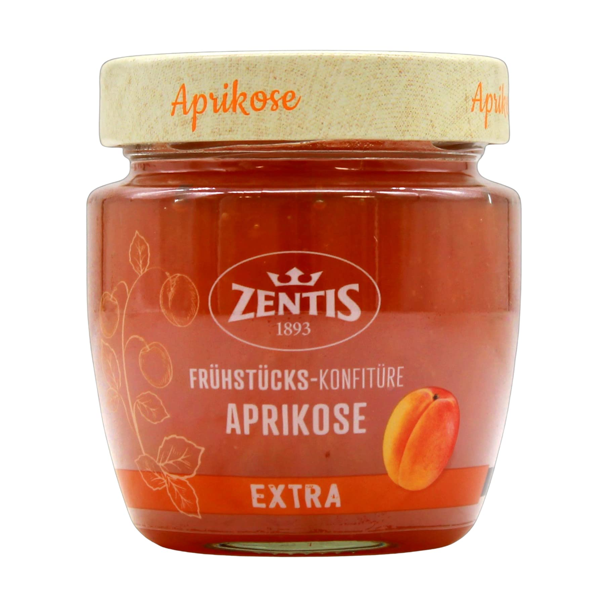 Zentis Frühstücks-Konfitüre Extra Aprikose 230g