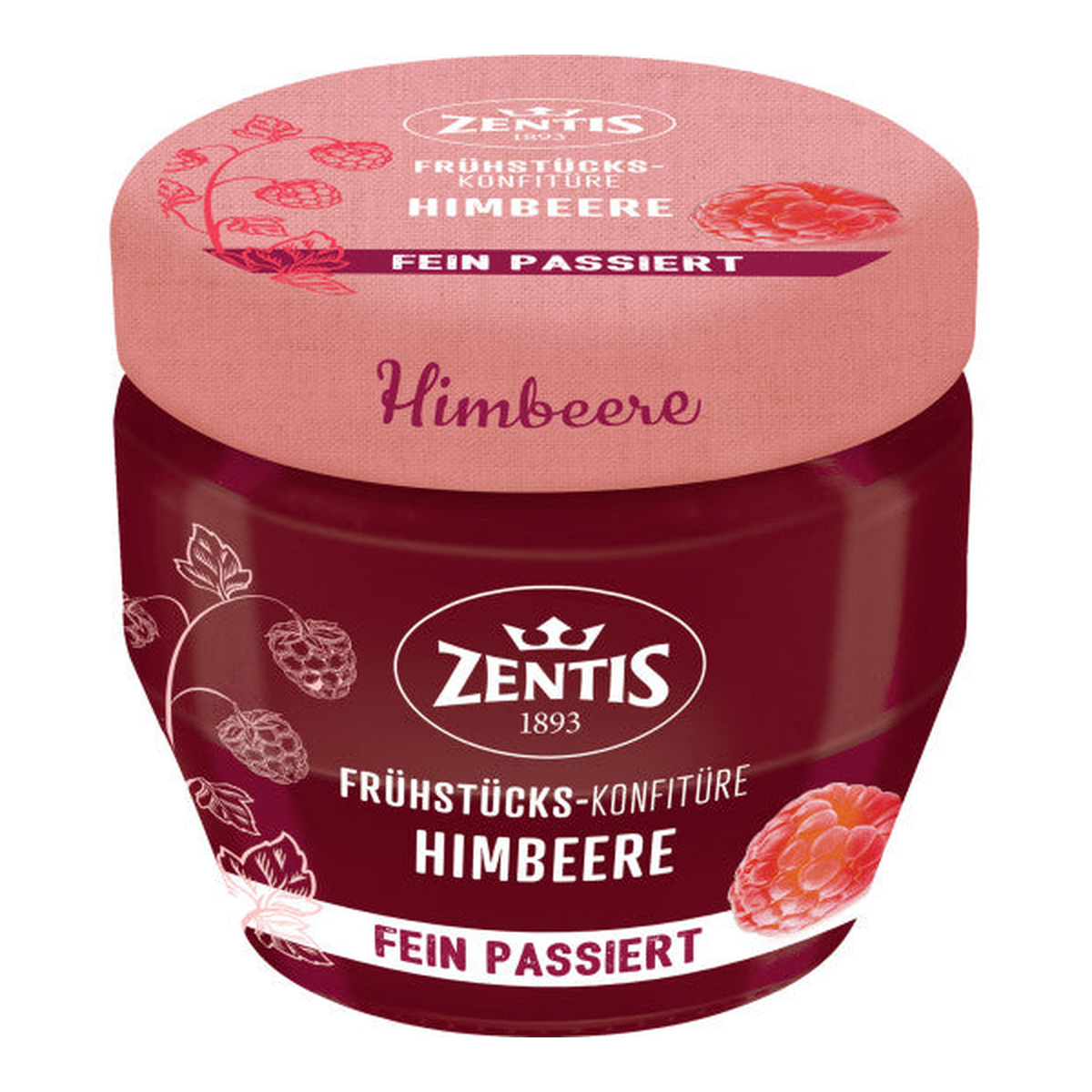 Zentis Frühstücks-Konfitüre fein passiert Himbeere 230g