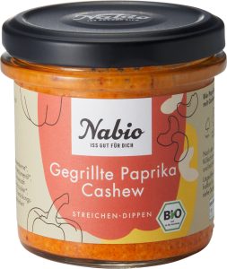 Bio Nabio Aufstrich Gegrillte Paprika Cashew 135g