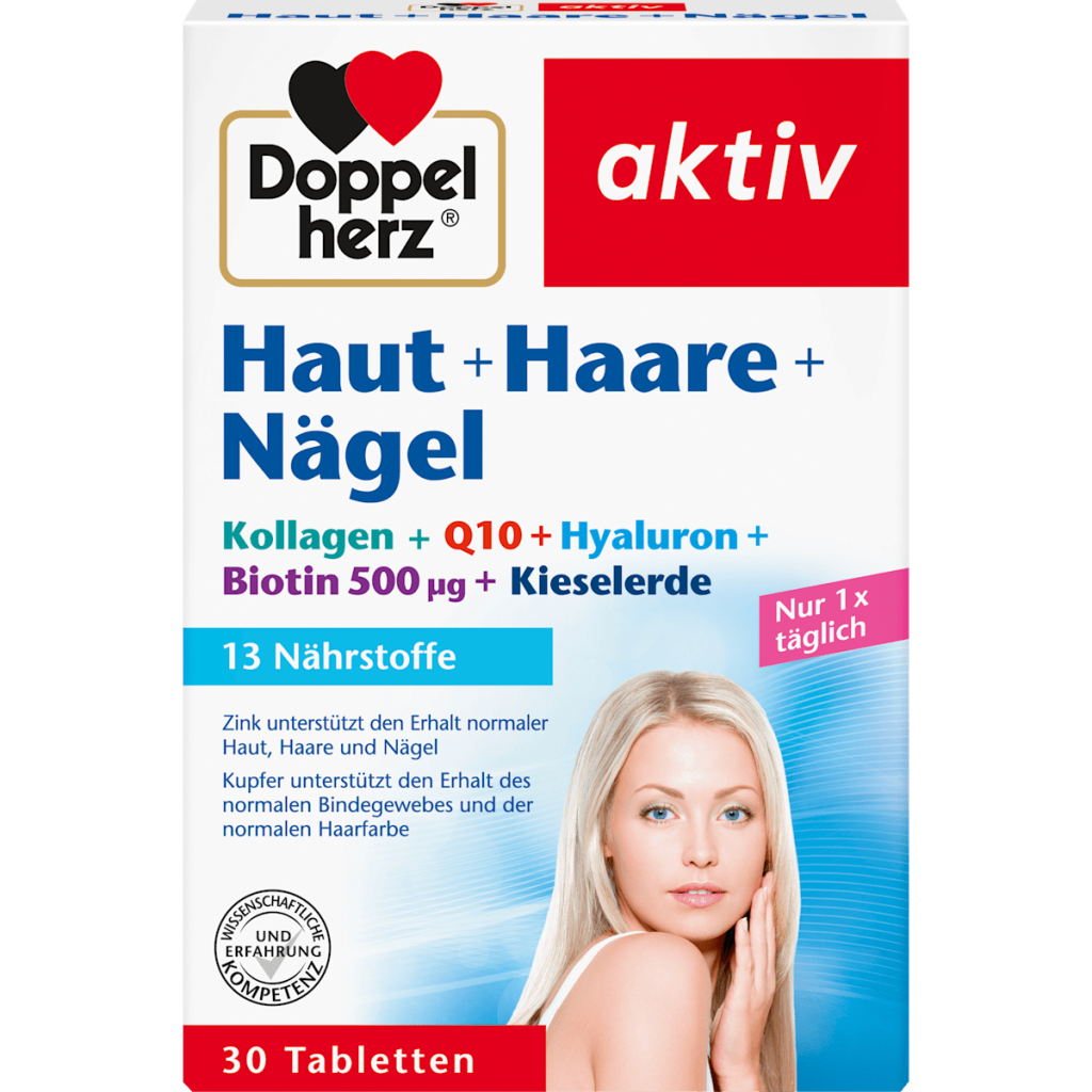 Doppelherz Haut+Haare+Nägel 30Tabletten 19,9g