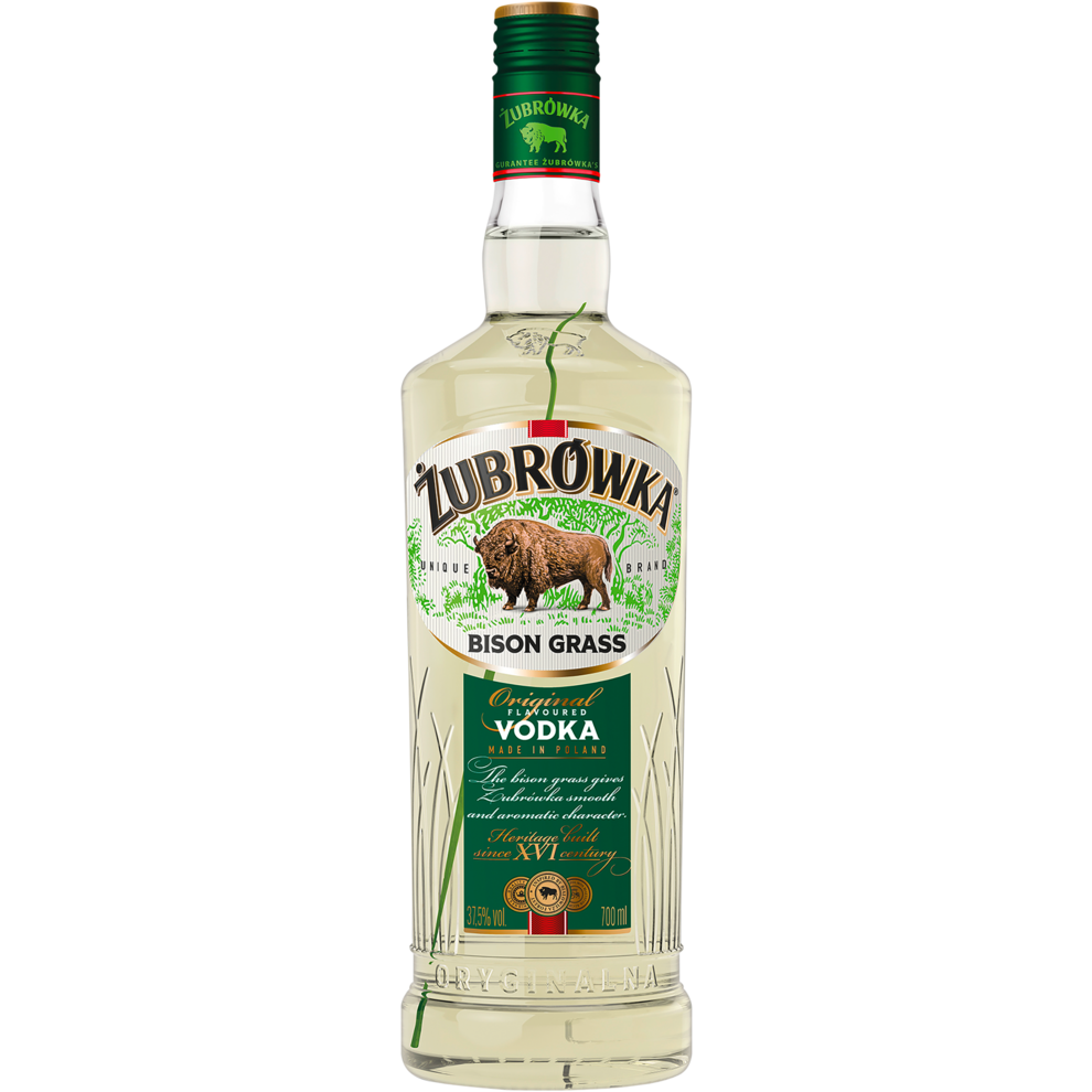 Zubrowka Bison Grass mit Grashalm 37,5% 0,7l