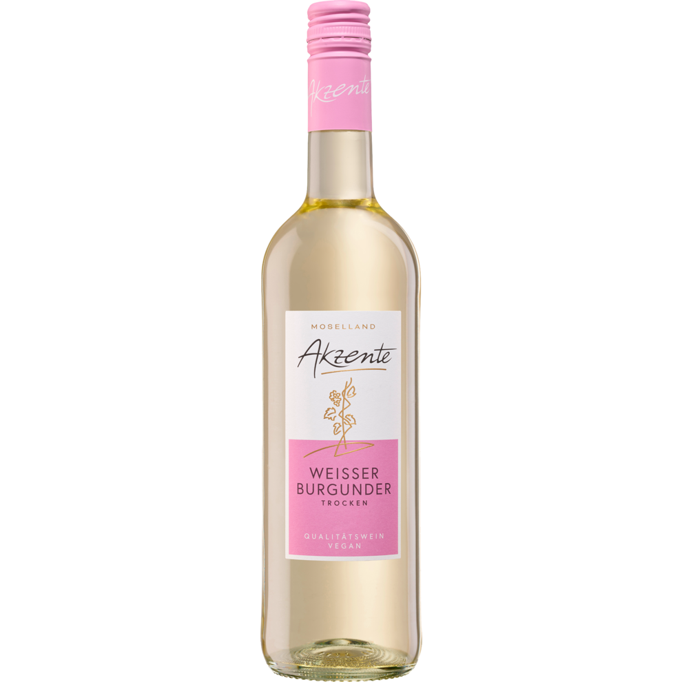Moselland Akzente Weisser Burgunder QbA trocken 0,75l